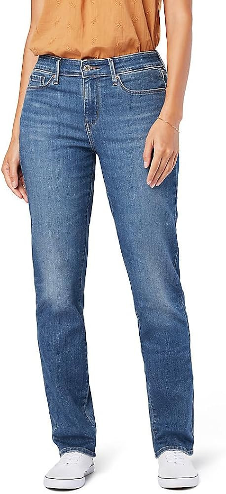 Levi Strauss Signature Gold Womens Modern Straight Jeans (Available in Plus Size) | Amazon (US)