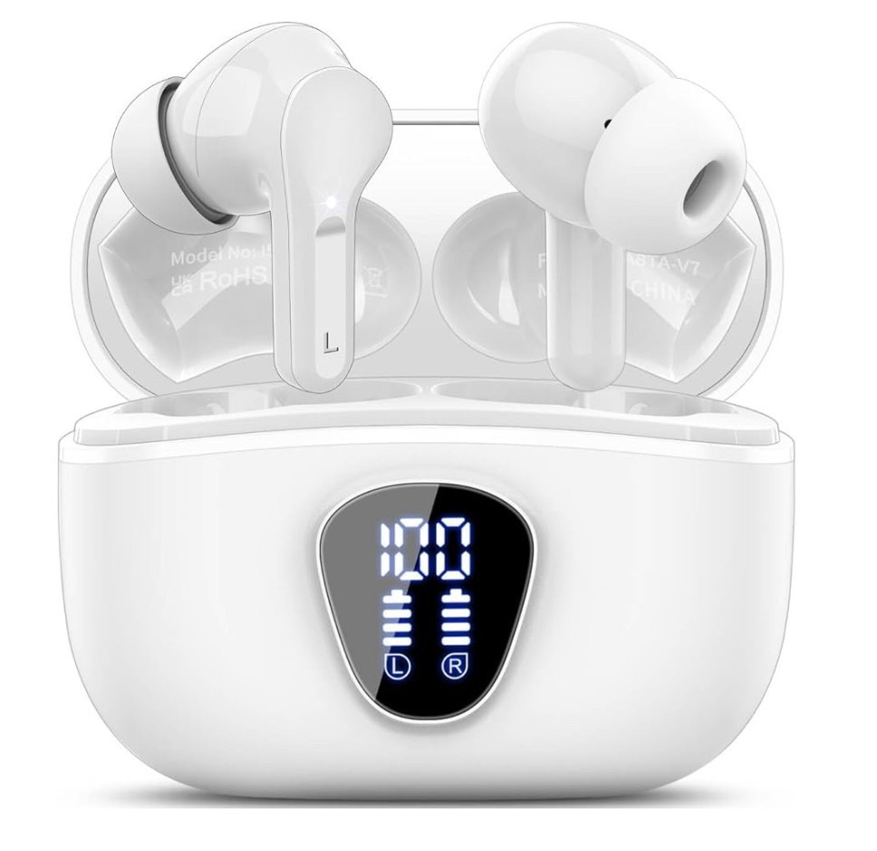 83% off 🎉

Wireless Earbuds, Bluetooth 5.4 Headphones HiFi Stereo, Bluetooth Earbuds with ENC Noise Cancelling Mic, IP7 Waterproof in Ear Earphones, 48H, LED Display Ear buds for Pad Phone Workout Sports, White

#LTKSaleAlert #LTKTravel #LTKGiftGuide