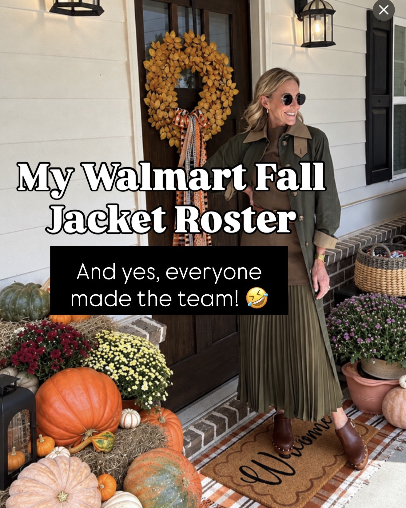 My Walmart Fall Jacket Roster is officially STACKED… and yes, everyone made the team! Comment JACKET and I’ll send you the links to shop my entire Walmart fall jacket lineup!

I may have a slight jacket problem, but when Walmart keeps giving us fall fashion THIS good, how am I supposed to choose?!

From classic denim jackets and suede to quilted florals, cozy faux fur, colorful plaid coats, tailored blazers, and the cutest cinched-waist barn jackets… these are the fall layering pieces you’ll reach for over and over!

Scoop and Free Assembly are seriously bringing the elevated fall style this season. Think easy everyday outfits, teacher workwear, weekend casual, and those pieces that look SO much more expensive than they are.

And that blazer? I own it in THREE colors. That should tell you everything!

Save this one for your fall outfit inspiration because choosing just one is simply not an option!