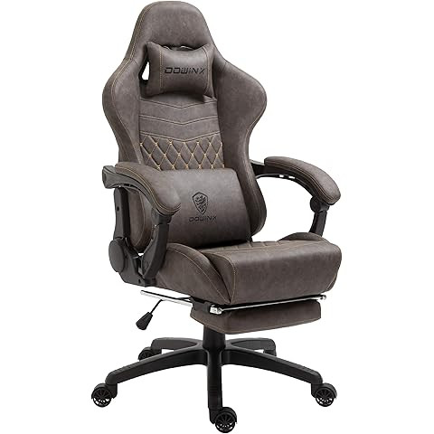 GTPLAYER Gaming Chair, Computer Chair with Footrest and Bluetooth Speakers, High Back Ergonomic G... | Amazon (US)