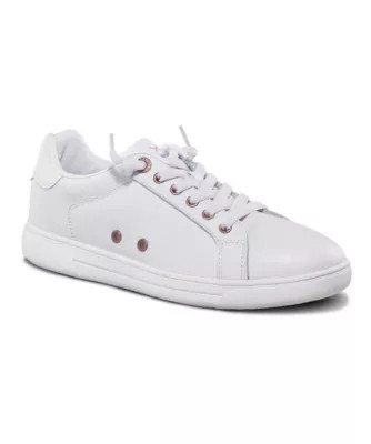 Denver Hayes Women's Finlee Quad Comfort Leather Sneakers White 8 1/2 | Mark's - Lequipeur