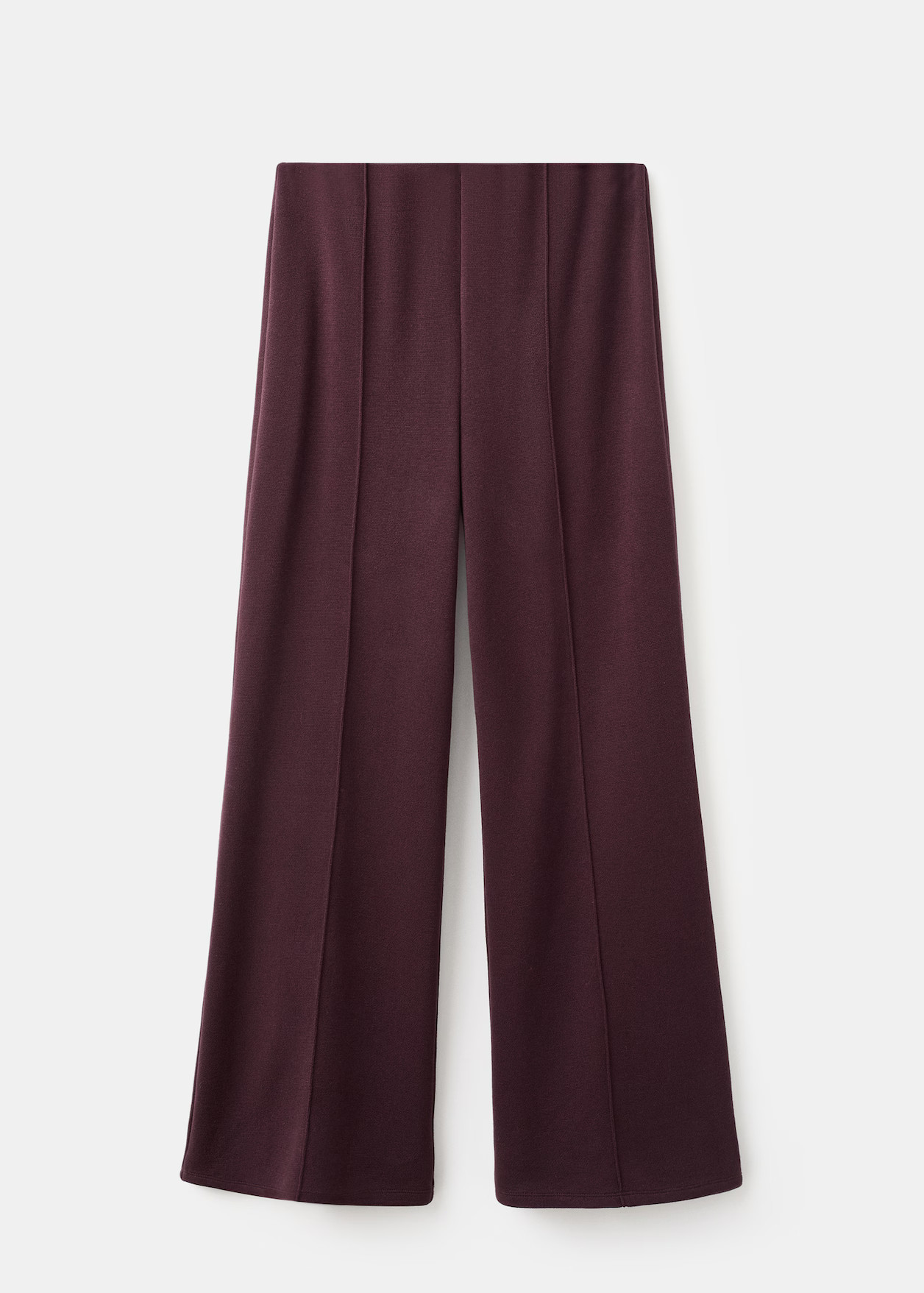 Seam-detail straight-fit trousers | MANGO (UK)