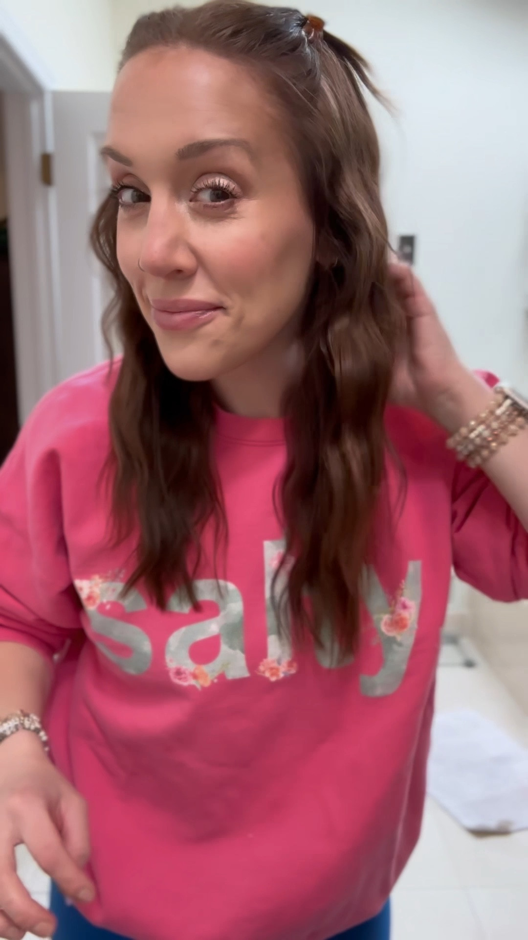 Another day of putting back the bangs because I’m over them and having a little fun with my hair just because I want to

#LTKWatchNow #LTKFindsUnder50 #LTKBeauty