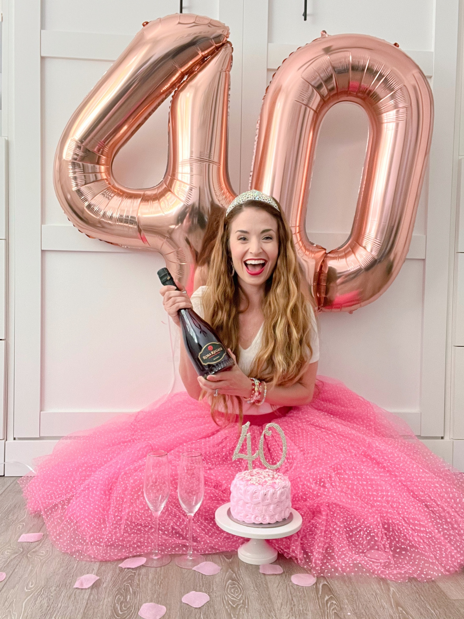 My favorite pink fluffy skirt!