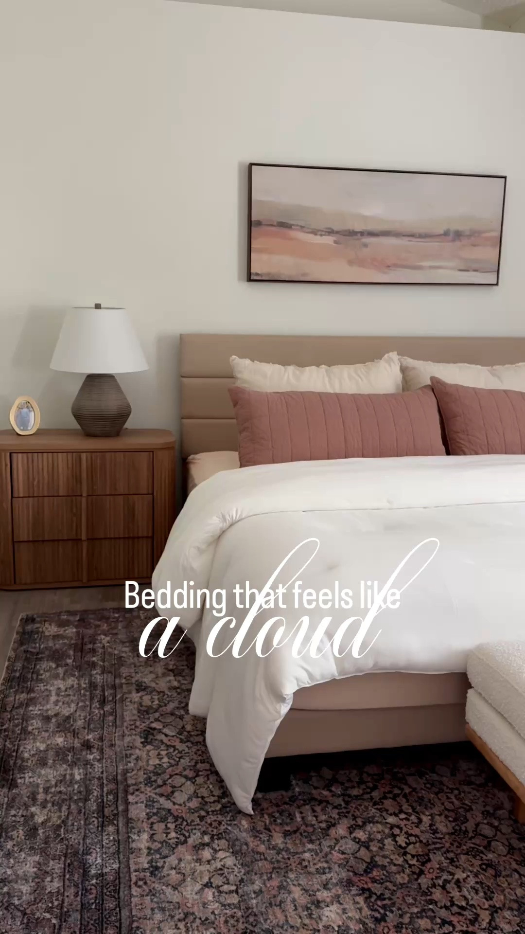 Bedding that feels like a cloud ☁️ first time trying this viral mellow comforter and pillow and WOW!! The comforter is double stuffed for extra bounce & the pillows offer 6 zone support for total sleep comfort 🙌🏽 

Amazon bedding, fluffy bedding, master bedroom, guest bedroom

#LTKHome #LTKSaleAlert