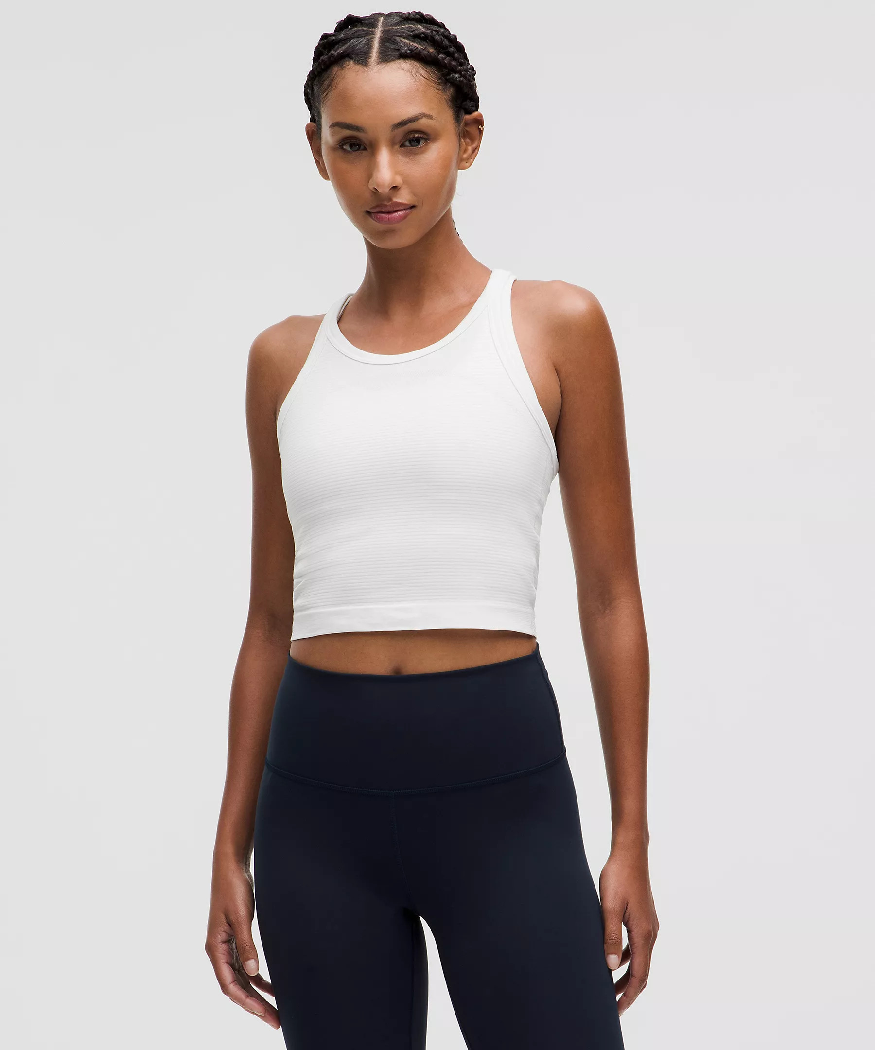 Swiftly Tech Cropped Racerback Tank Top 2.0 | Lululemon (US)