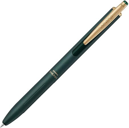 ZEBRA Gel Ballpoint Pen, Sarasa Grand 0.5mm Vintage Color, Green Black (P-JJ56-VGB) | Amazon (US)