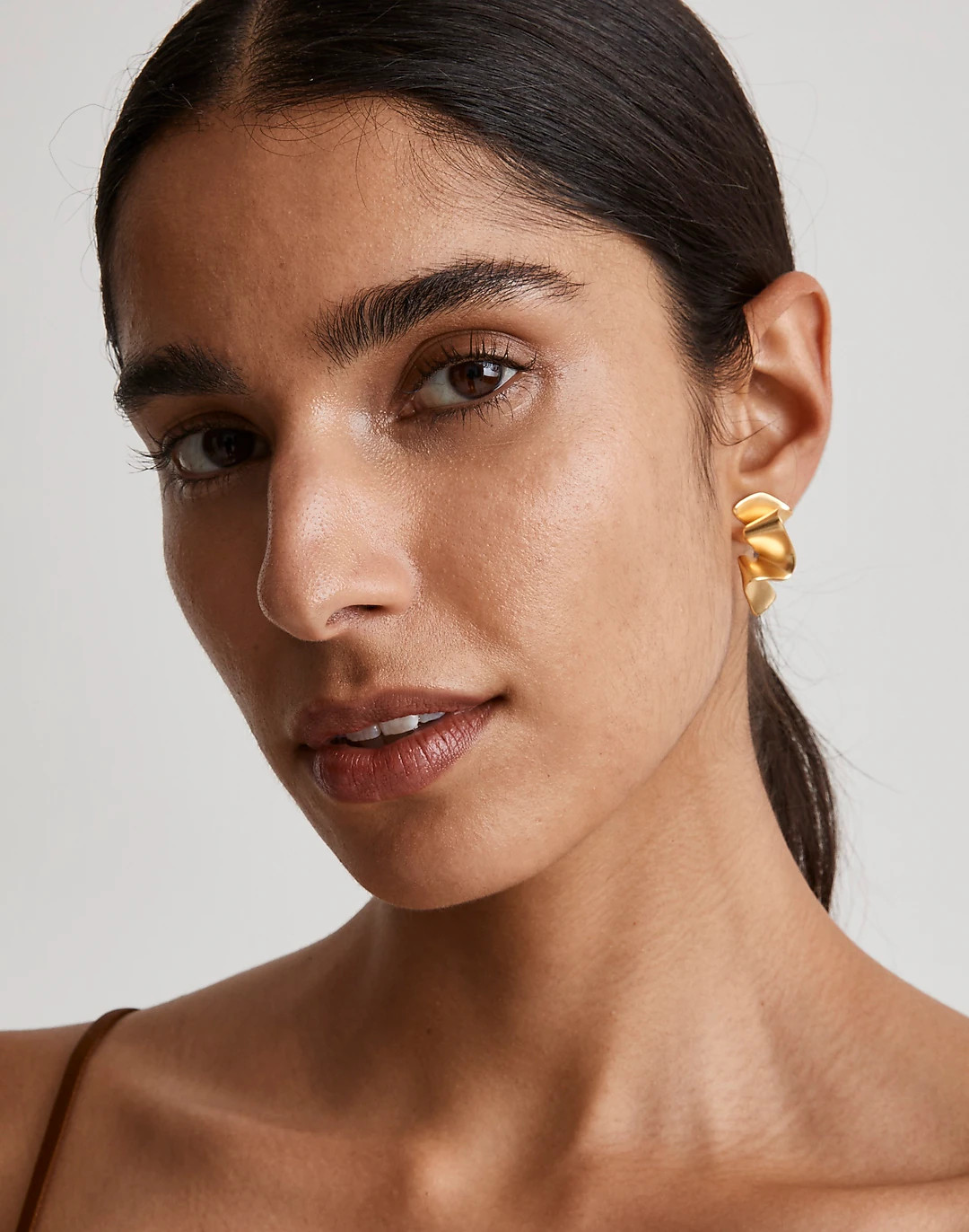 Metal Ribbon Statement Earring | Madewell