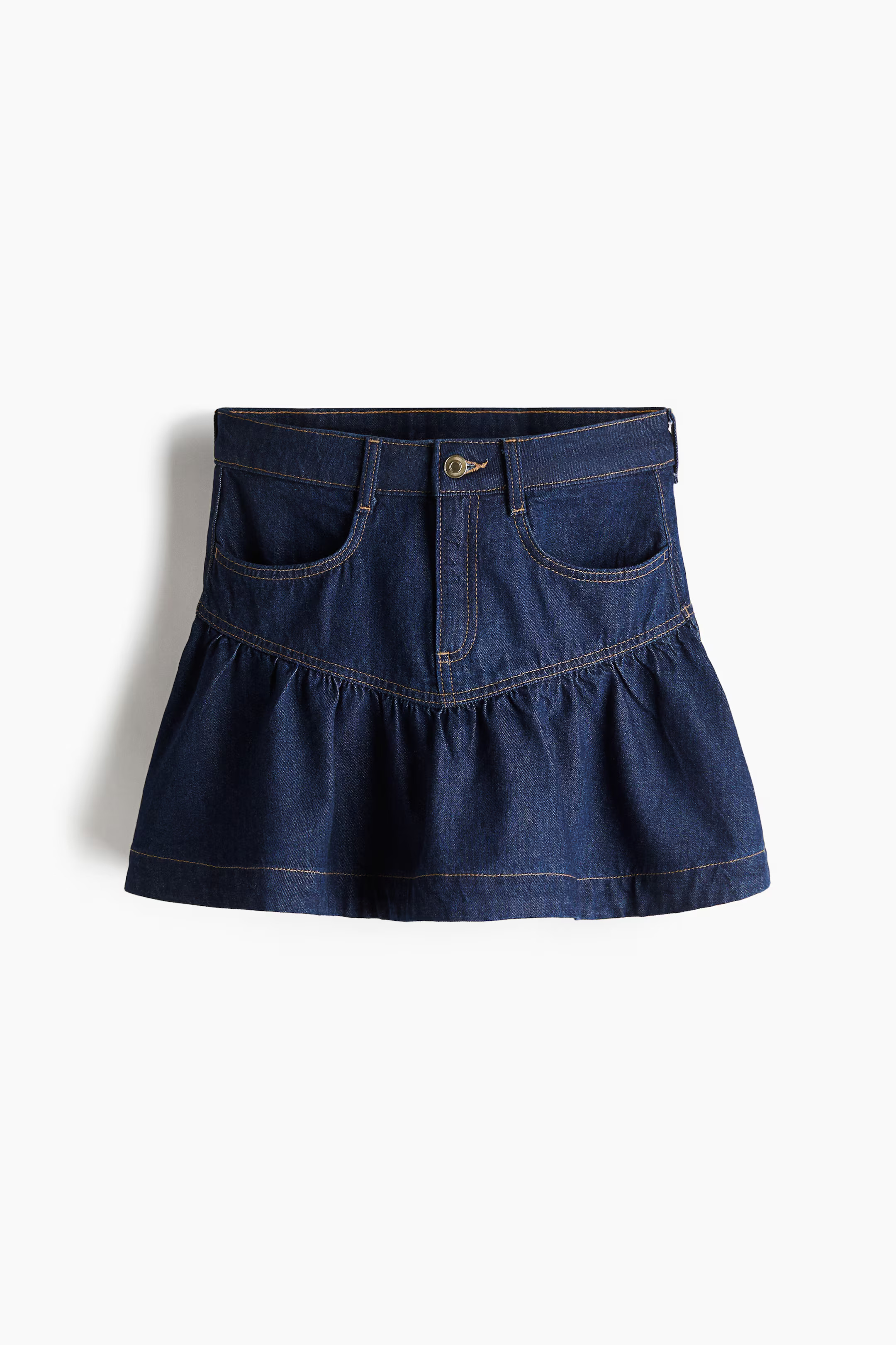 Denim Skirt with Peplum | H&M (US + CA)