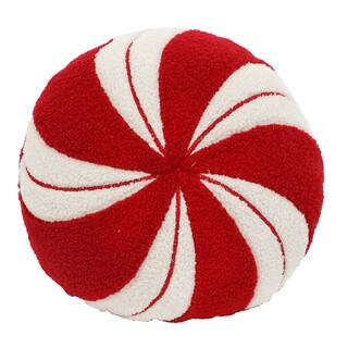 15" Red & White Peppermint Candy Throw Pillow by Ashland® | Michaels Stores