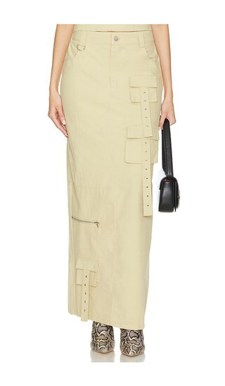 Camila Midi Skirt in Desert | Revolve Clothing (Global)