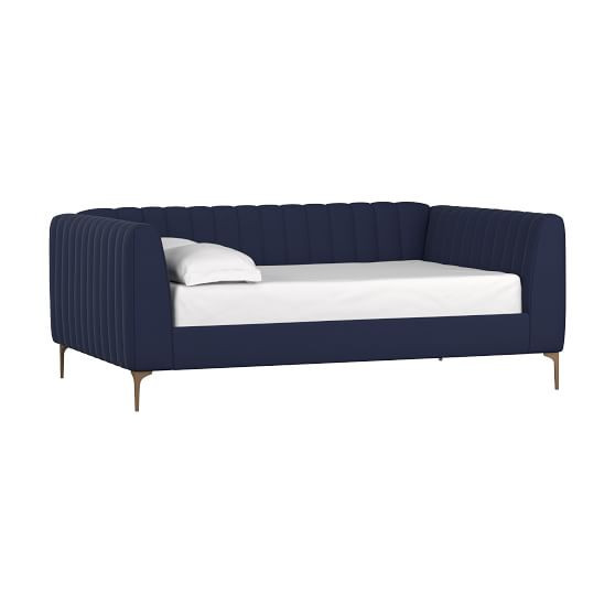 Avalon Channel Stitch Upholstered Daybed | Pottery Barn Teen
