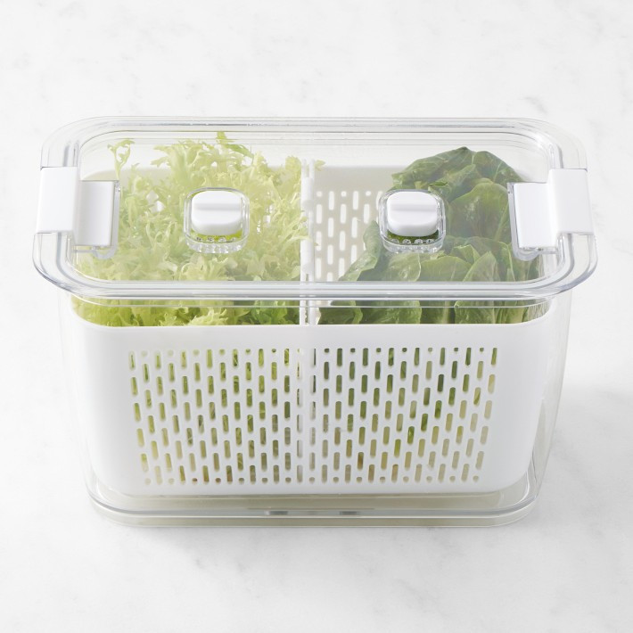 Hold Everything Fruit and Veggie Fridge Colander Storage Container | Williams-Sonoma