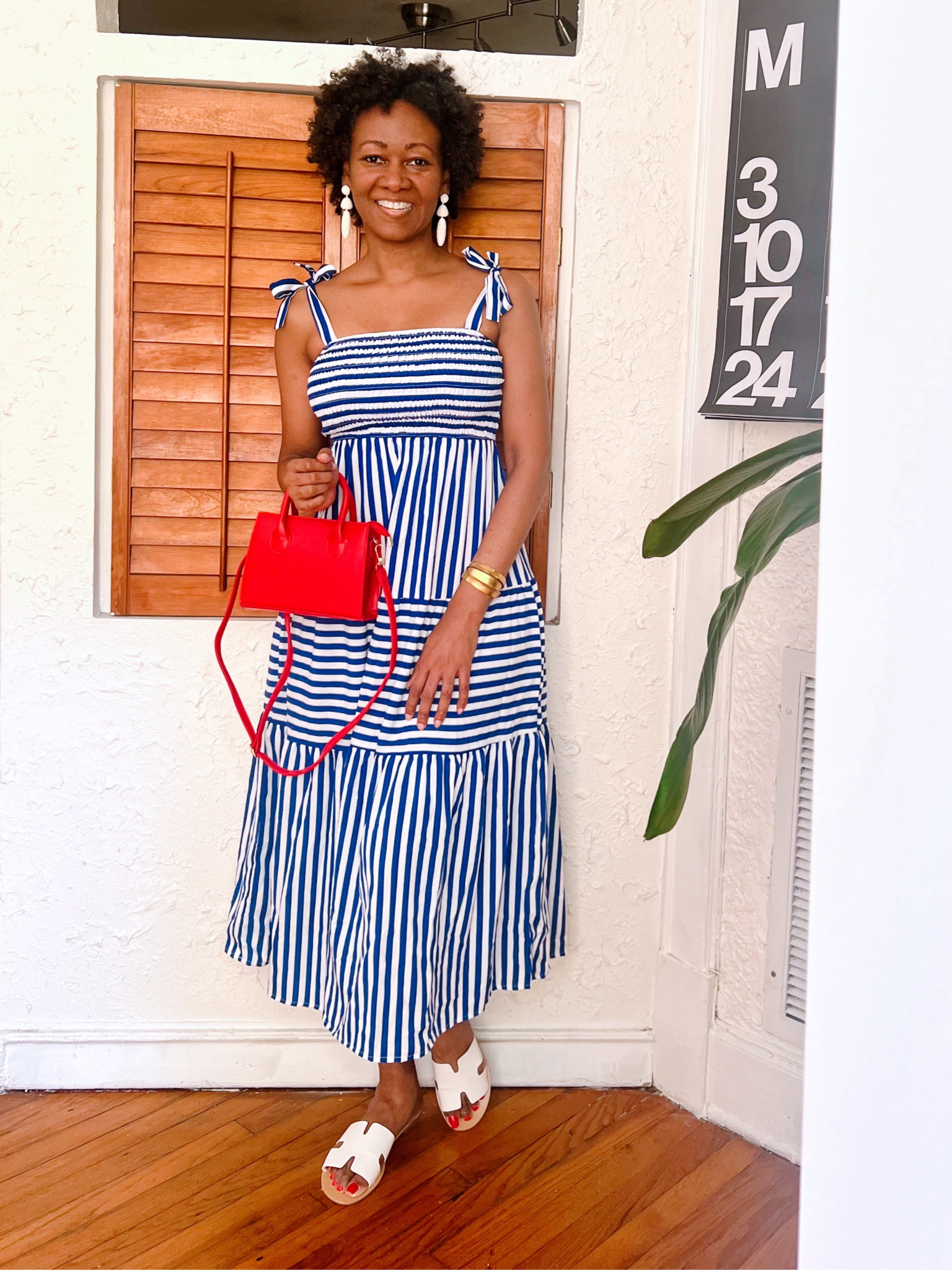 This blue striped dress is perfect for summer. I paired it with a red crossbody bag and white slide sandals.

I’m 5’9”, 150 lbs, wearing size x-small

amazon finds, target finds, summer dress, summer outfit ideas 

#LTKFindsUnder50 #LTKSummerSales #LTKStyleTip