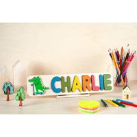 Personalized Name Puzzle For Kids, Montessori Toys, Wooden With Pegs, Custom Baby Sign, Toy Toddler, 2 Years Old Gift | Etsy (US)