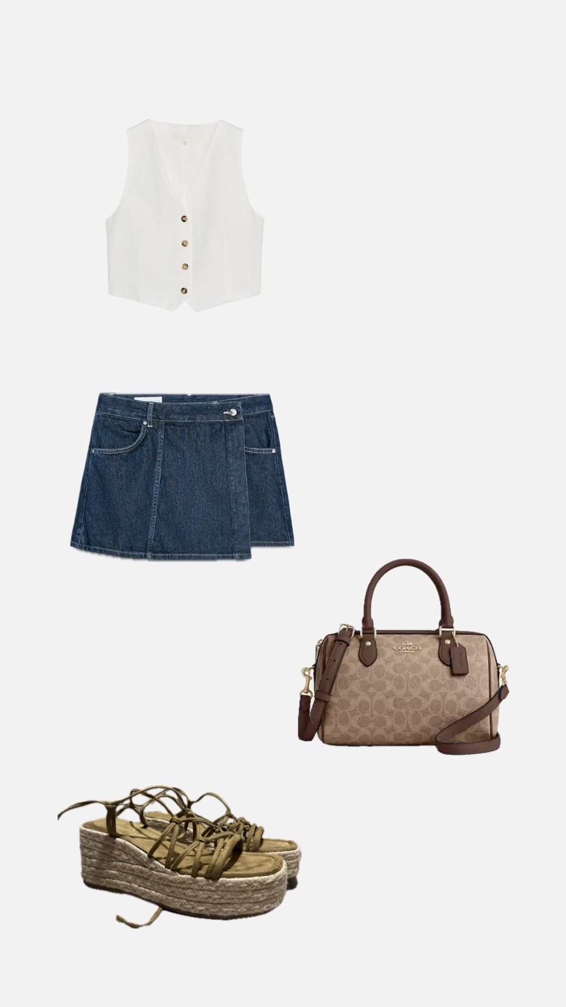 This was my birthday outfit, and I absolutely loved it! It was a perfect mix of casual and fancy. I tried to find all the links for the outfit items, but the sandals are different from the ones I attached—though I think they'll still complement the look nicely. Everything else was purchased at Zara, but unfortunately, I don't have links for those. 

References Number
-Zara:
Skort - 7484/062/407
Vest - 2010/766/712

- Stradivarius: 
Sandals- 9305 / 570 / 102



#LTKCyberWeek #LTKStyleTip #LTKootd