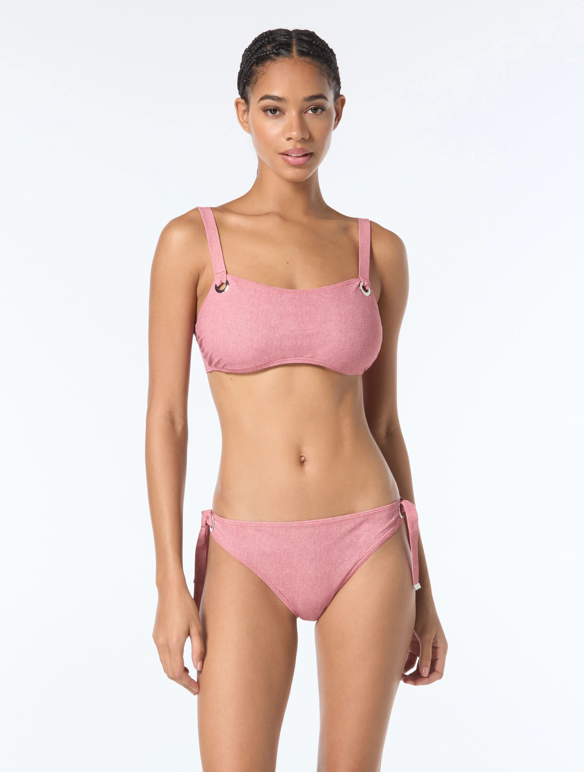 Michael Kors Grommet Bikini Top - Denim | Beach2Ocean