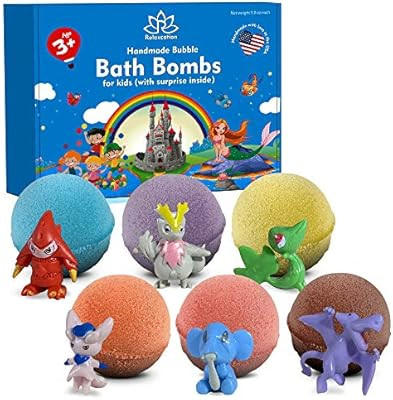 Bath Bombs for Kids with Surprise Toys Inside - Kids Bath Bombs with Surprises Inside - Bath Bomb... | Amazon (US)