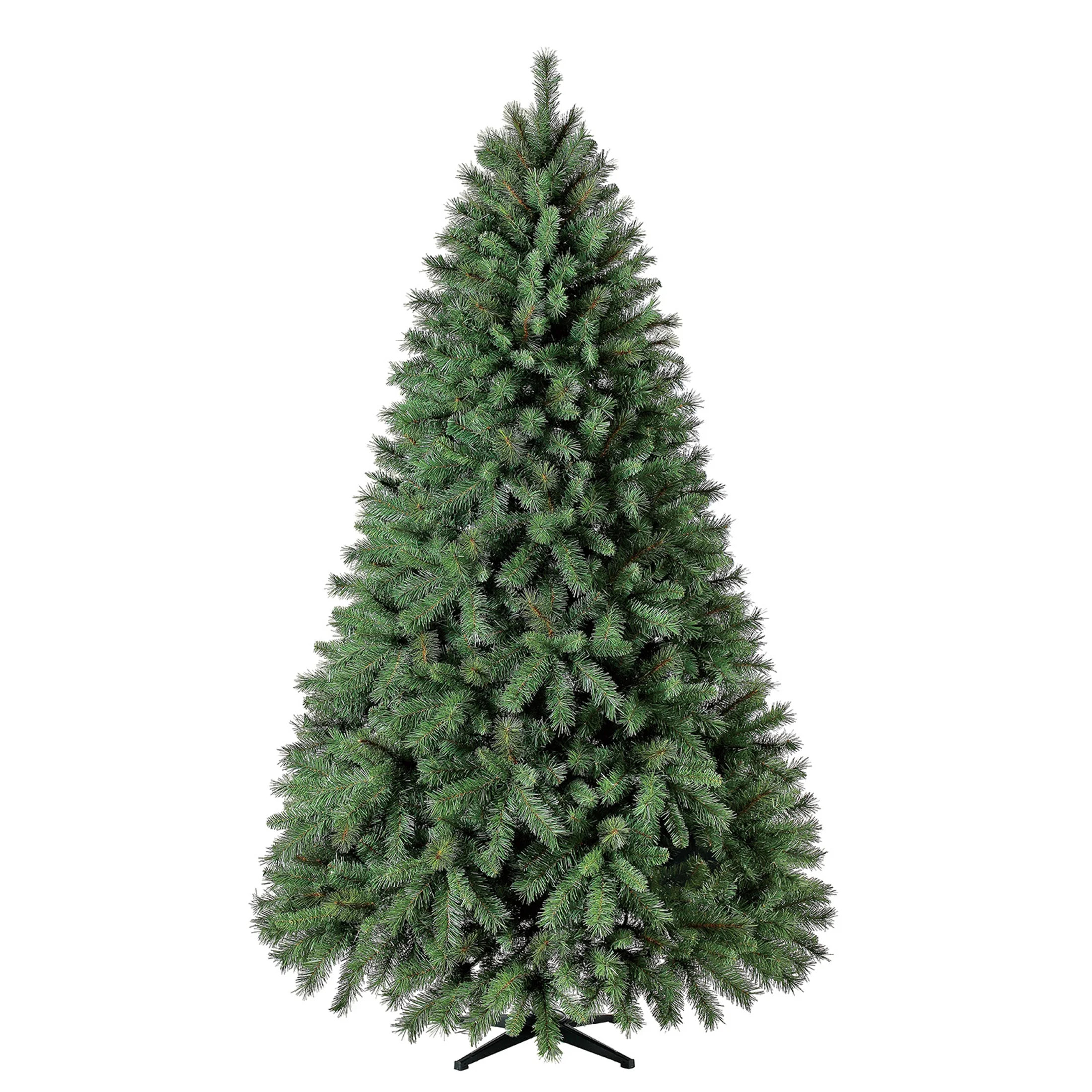Non-Lit Donner Fir Artificial Christmas Tree, 7.5 ft, by Holiday Time - Walmart.com | Walmart (US)