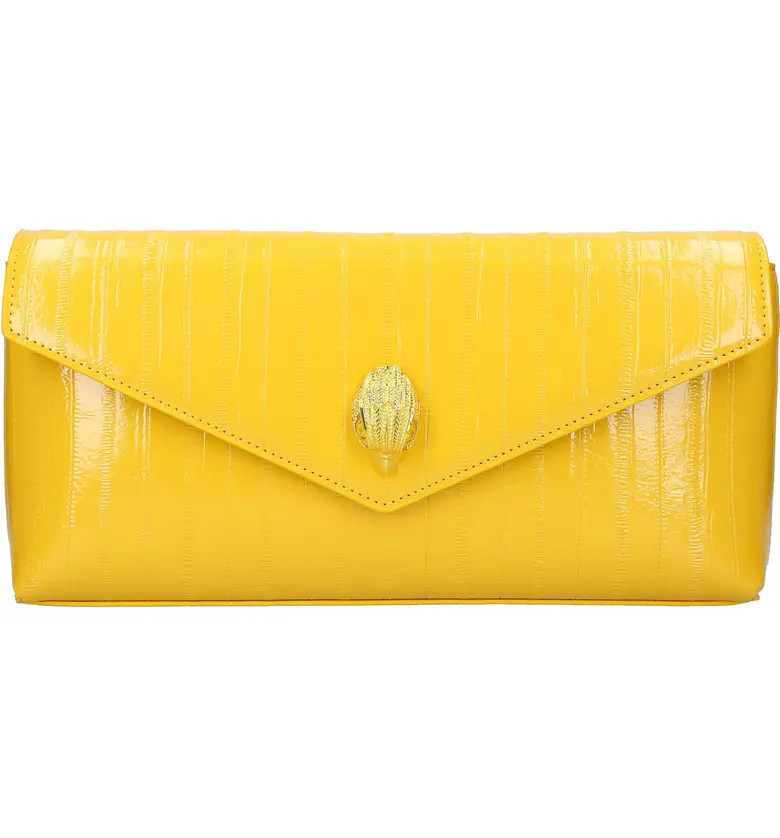 Kurt Geiger London Shoreditch Leather Envelope Clutch | Nordstromrack | Nordstrom Rack