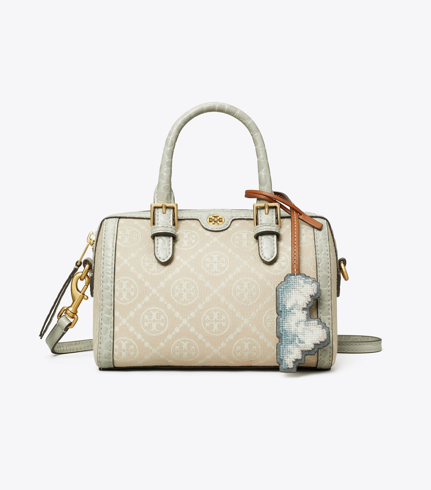 T MONOGRAM CLOUD MINI BARREL BAG | Tory Burch (US)