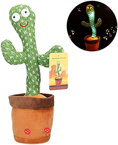 LUKETURE Dancing Cactus, Sunny The Cactus Toy for Kid, Electric Singing Cactus Plush Toy, Talking... | Amazon (US)