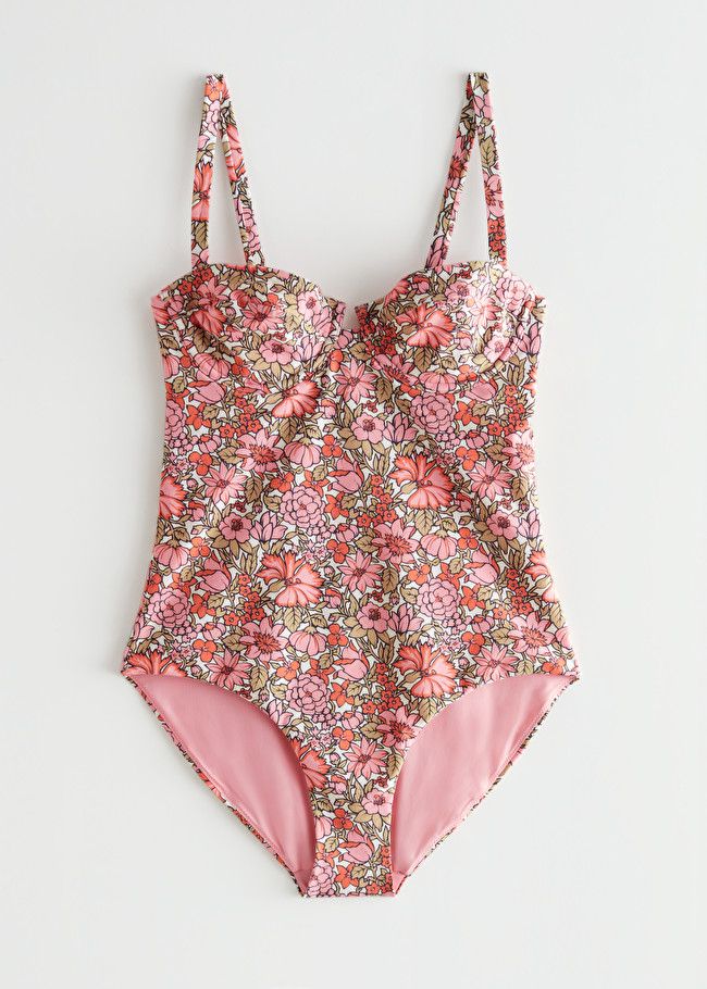 Printed Bustier Swimsuit | & Other Stories (EU + UK)