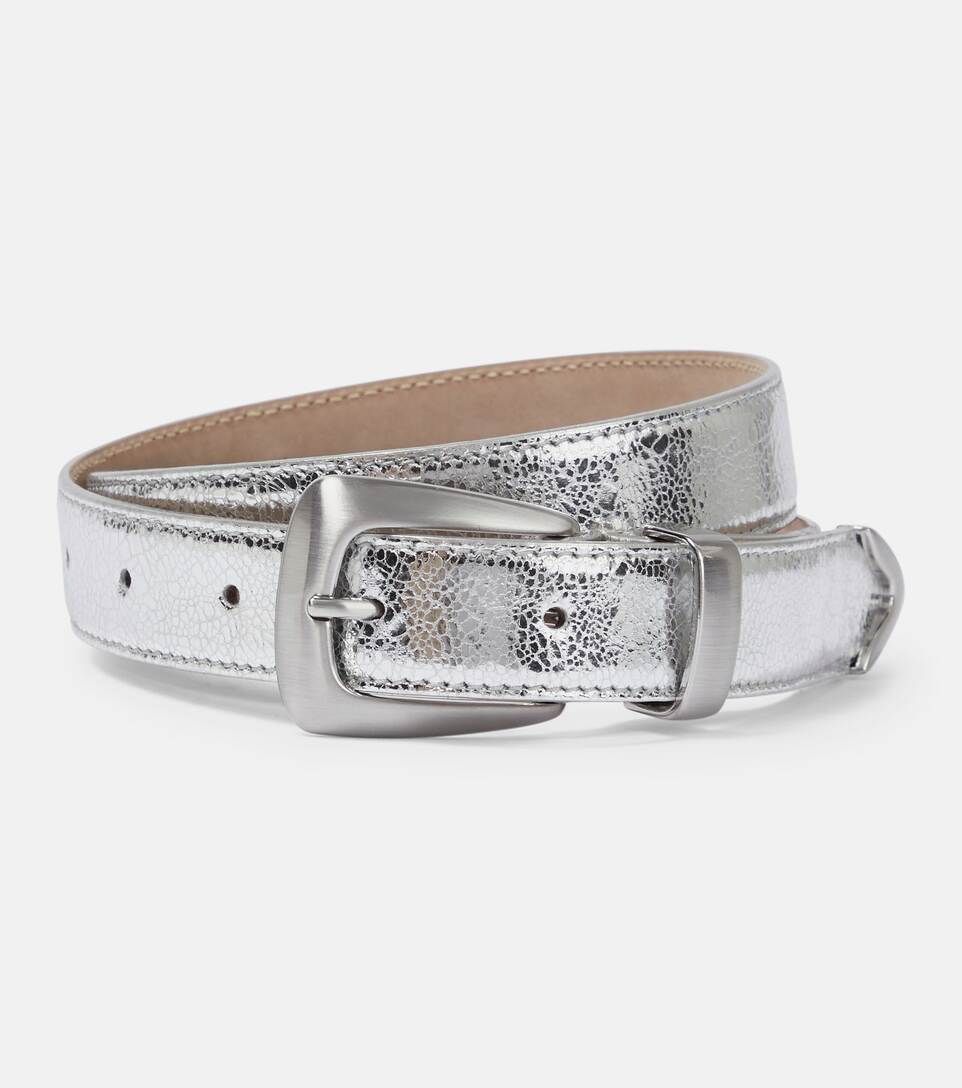 Benny metallic leather belt | Mytheresa (US/CA)