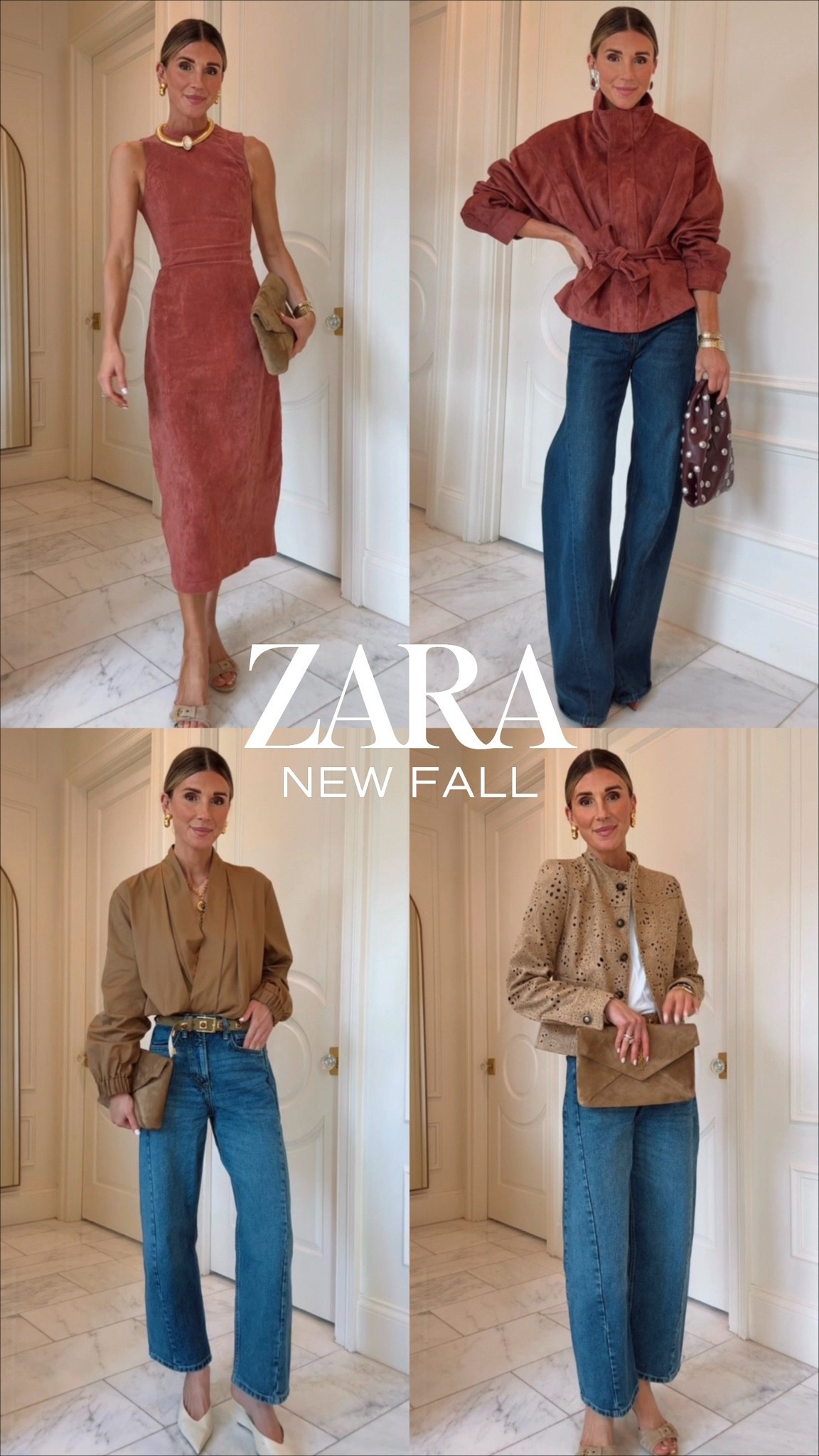 New arrivals in from Zara

I'm wearing size small in dresses

Size small in jackets and size 25/2 in jeans