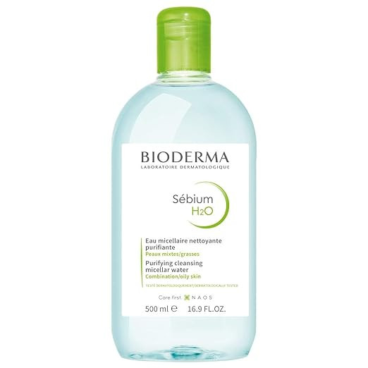 Bioderma - Sébium H2O - Micellar Water - Facial Cleanser and Makeup Remover - Face Cleanser for ... | Amazon (US)