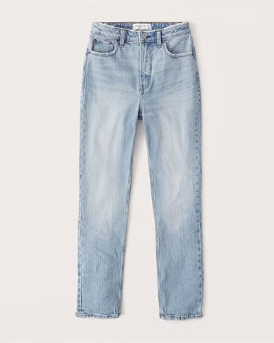 Women's Curve Love High Rise Skinny Jeans | Women's Clearance | Abercrombie.com | Abercrombie & Fitch (US)