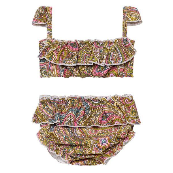 Ali Paisley Mini Cabana Bikini Set | Montce