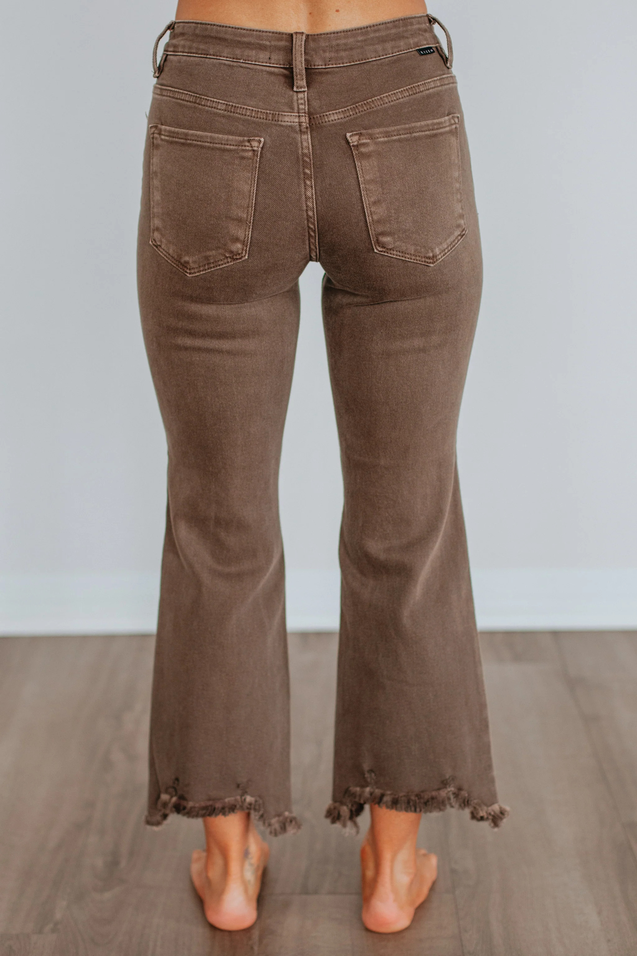 Neona Risen Jeans - Brown | Wild Oak Boutique