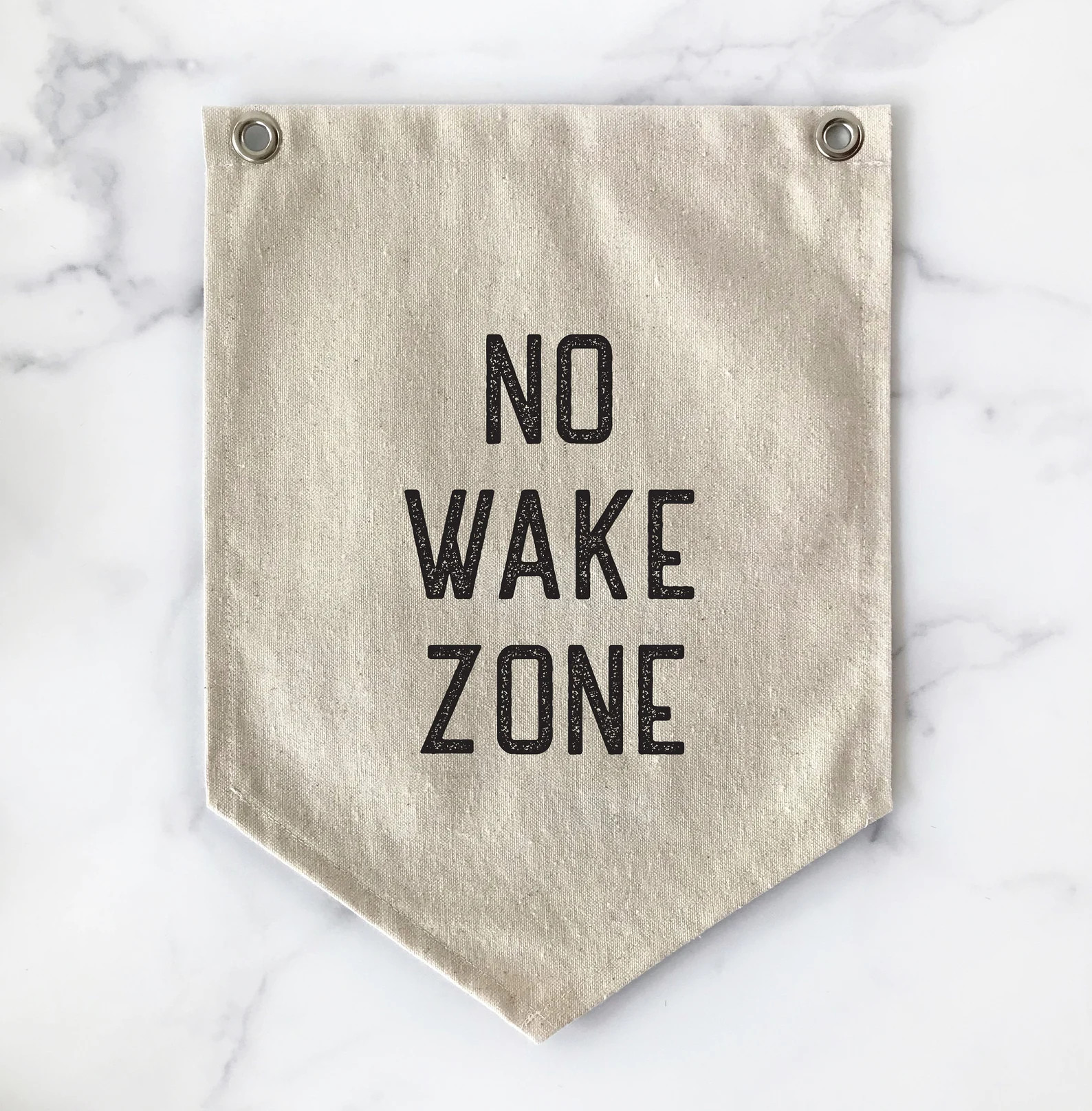 Beach Wall Decor No Wake Zone Pennant Flag Wall Art Hanging - Etsy | Etsy (US)