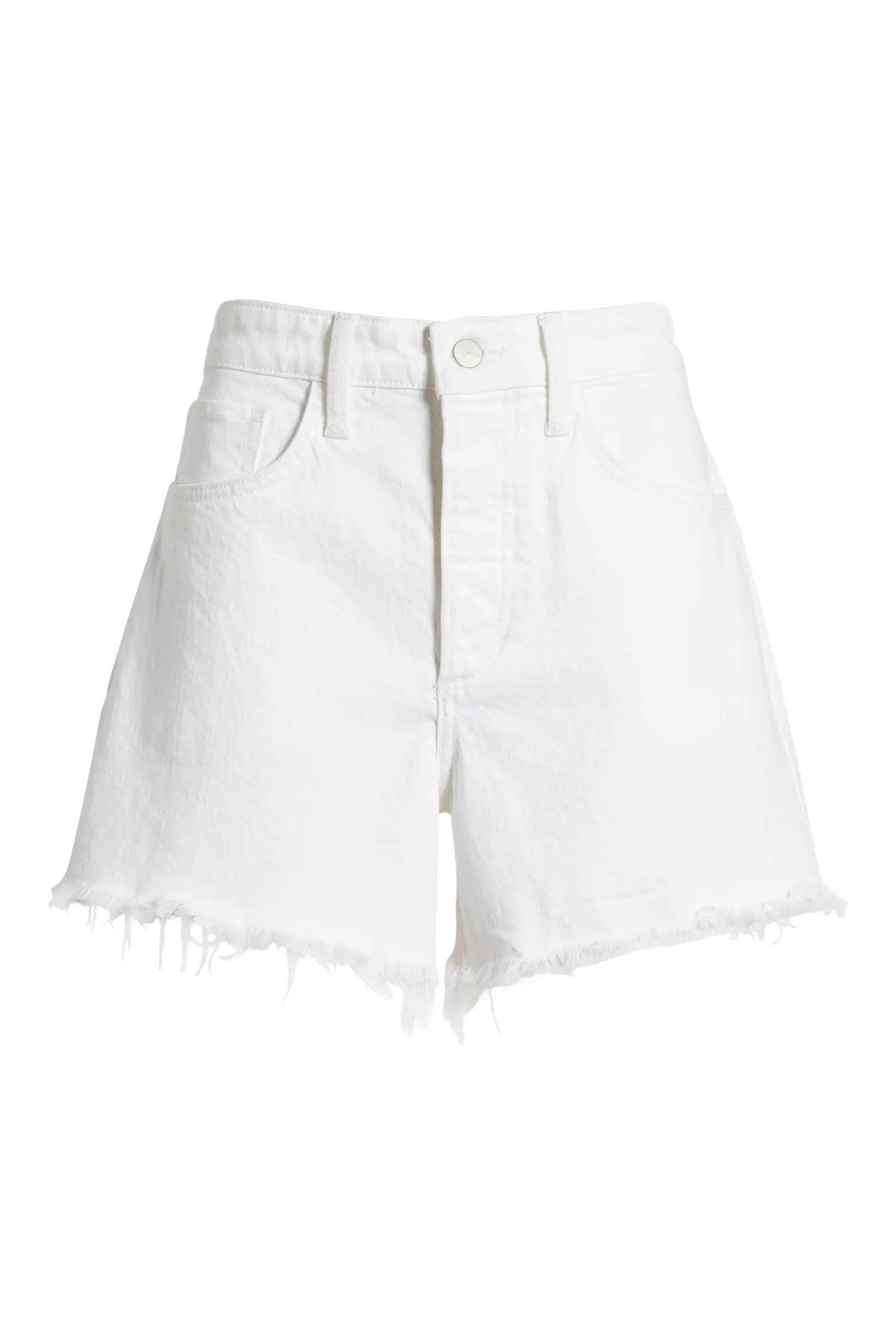 The Jessie Frayed High Waist Relaxed Denim Shorts (Women) | Nordstrom | Nordstrom