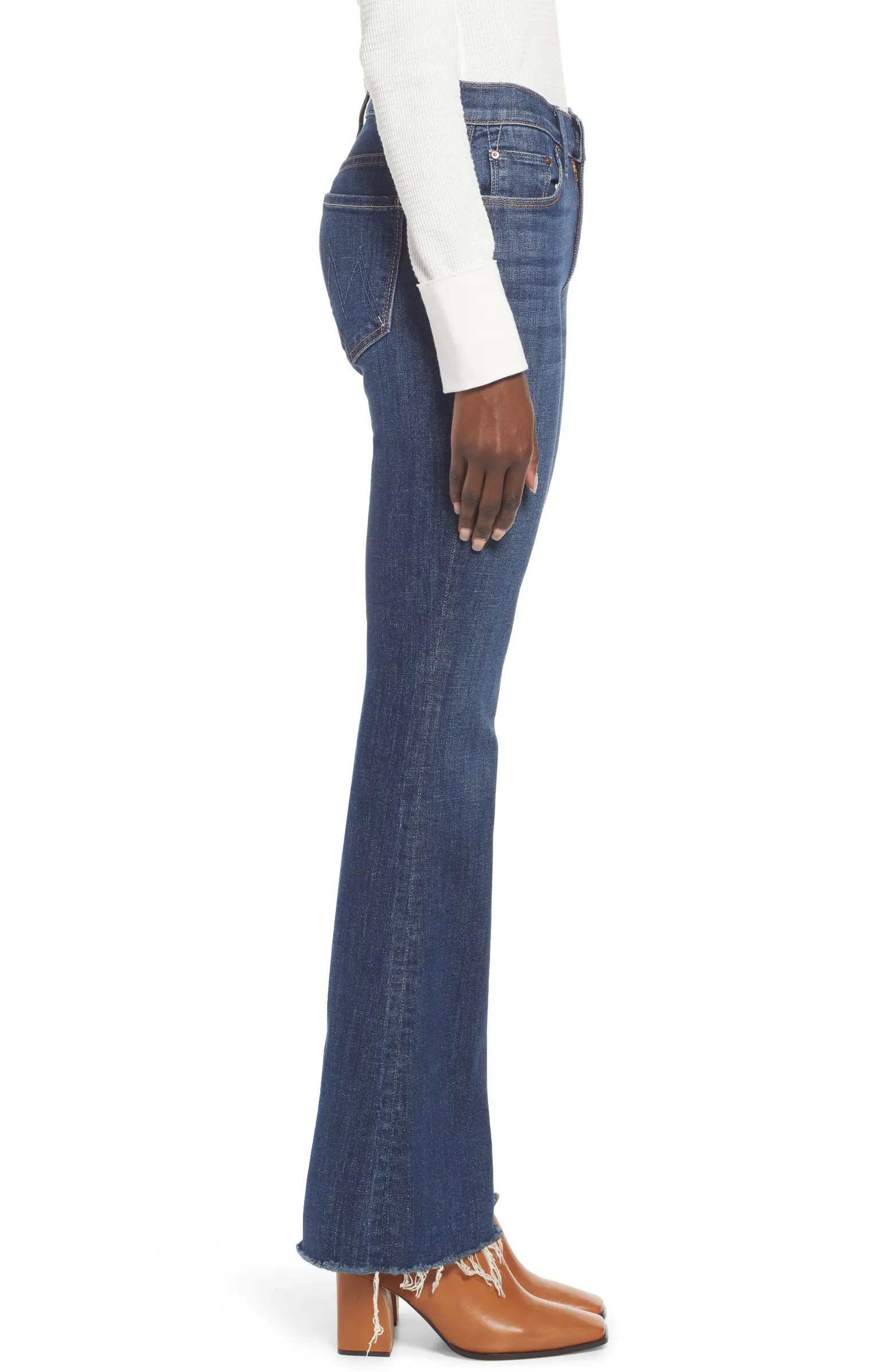 Raw Hem Flare Jeans | Nordstrom