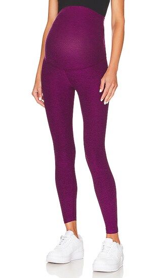 Beyond Yoga Love the Bump Maternity Midi Legging in Purple. - size L (also in M, S, XL, XS) | Revolve Clothing (Global)
