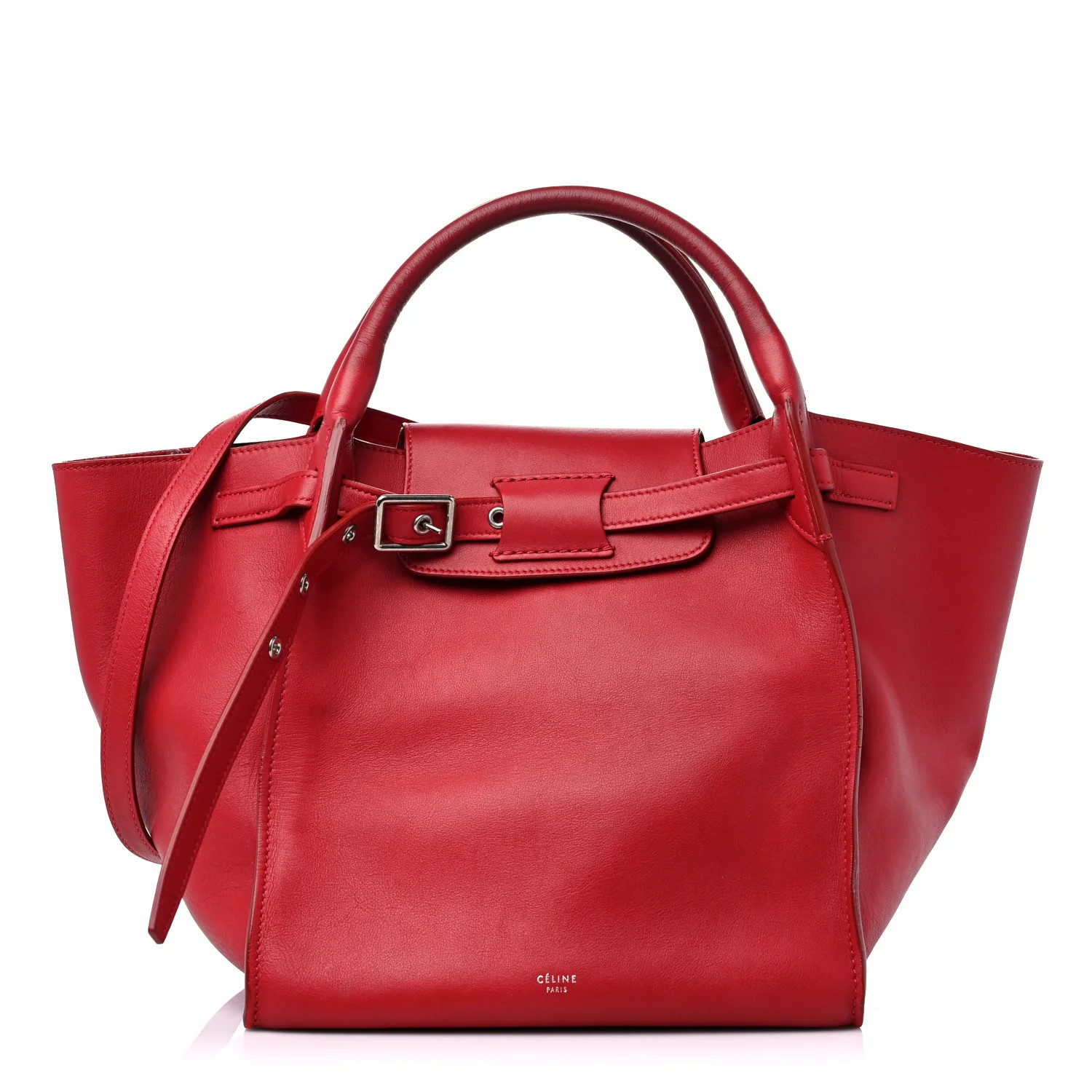 Smooth Calfskin Small Big Bag Red | FASHIONPHILE (US)