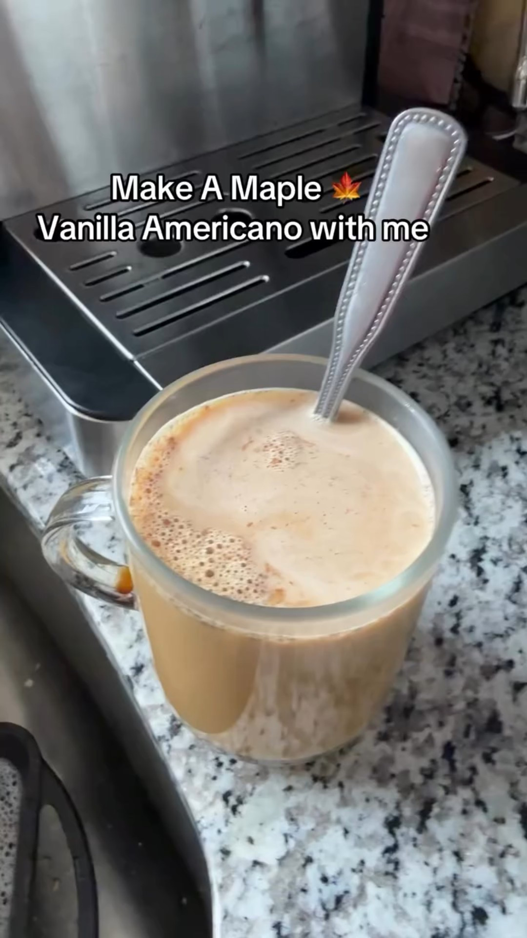 My favorite GO to recipe to make — with less sugar 

#coffeegirl #coffeeathome #americano #incomefromhome #newcreator