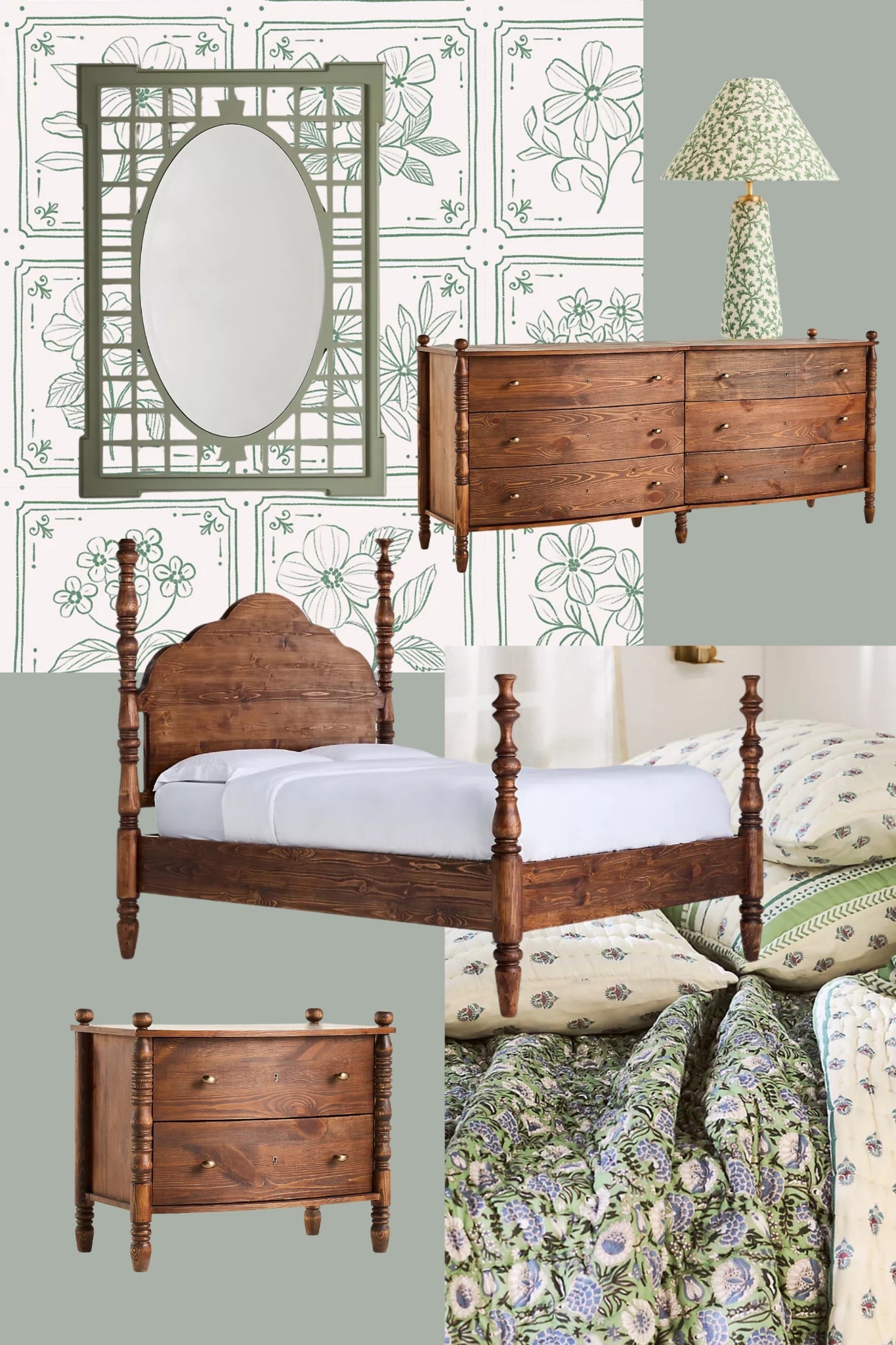 Vintage-Inspired Green Bedroom Decor

Currently loving a layered green bedroom moment featuring all Anthropologie finds. The spindle furniture adds that timeless, heirloom feel while the soft green tones keep everything calm and cozy. Perfect if you love cottagecore, vintage-inspired spaces, or a romantic bedroom refresh. 

green bedroom decor, Anthropologie bedroom furniture, spindle bed frame, spindle nightstand, green home decor, cottagecore bedroom, vintage inspired bedroom, heirloom style furniture, romantic bedroom aesthetic, botanical bedroom, moody green bedroom, grandmillennial decor, classic wood furniture, cozy bedroom inspiration, layered bedding look, timeless bedroom design, English countryside bedroom, feminine bedroom decor, statement bedroom furniture, Anthropologie home finds

#LTKHome