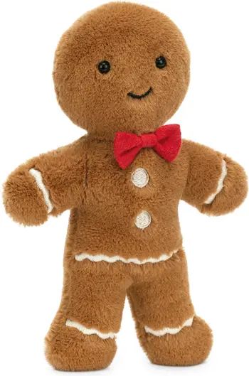 Jellycat Jolly Gingerbread Fred Stuffed Toy | Nordstrom | Nordstrom