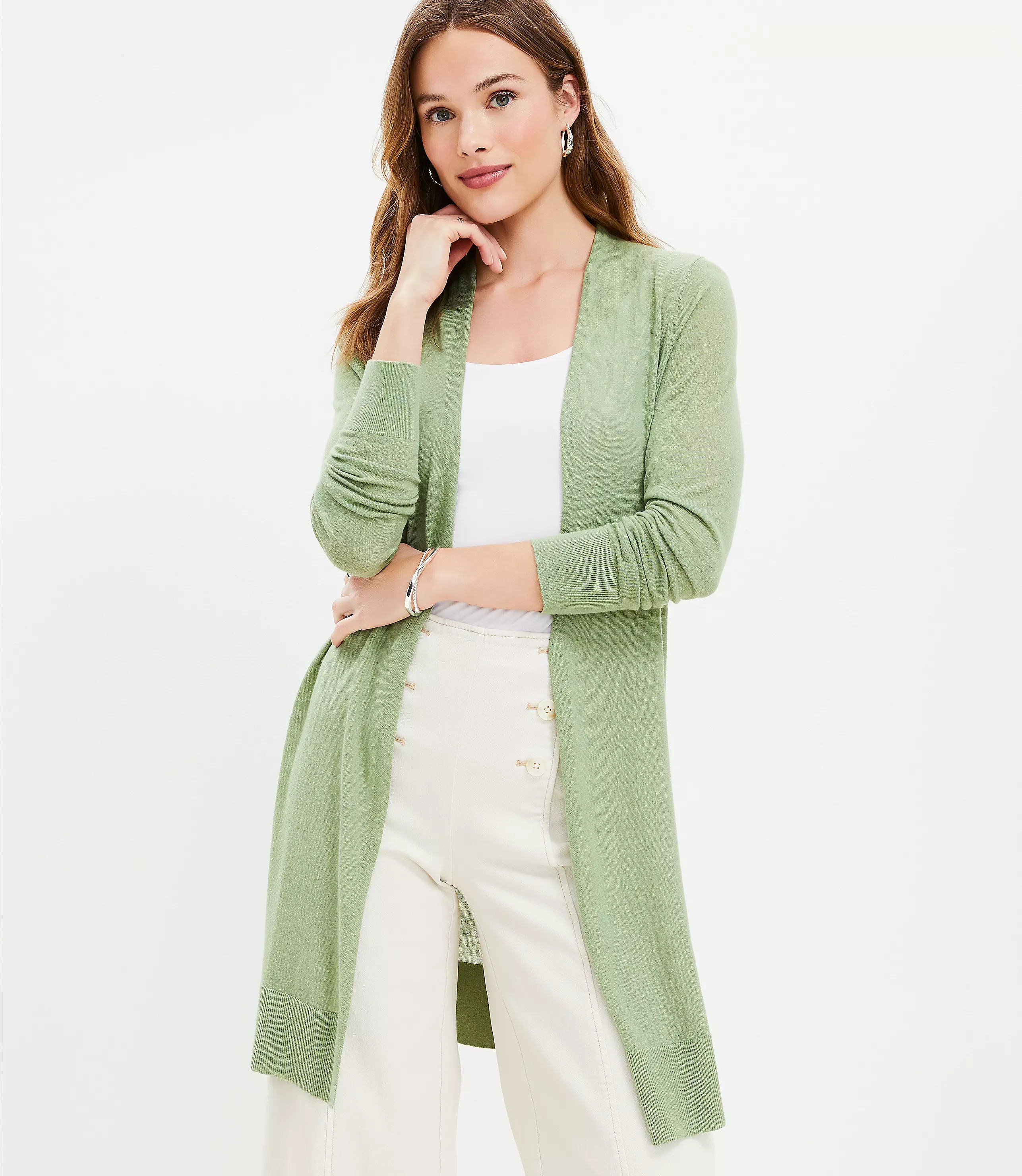 Lightweight Open Cardigan | LOFT