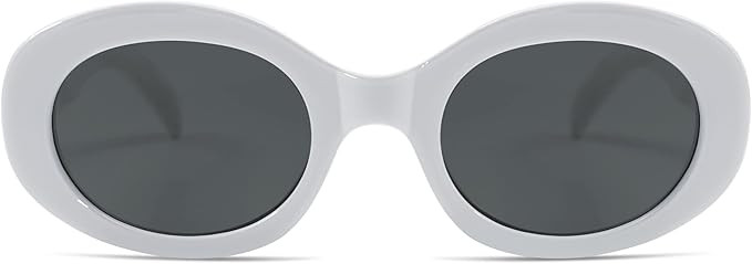 Allarallvr Oval Trendy Retro Sunglasses For Women Men Fashion Sun Glasses AR82158 | Amazon (US)