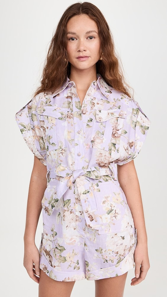 Halliday Cuffed Playsuit | Shopbop