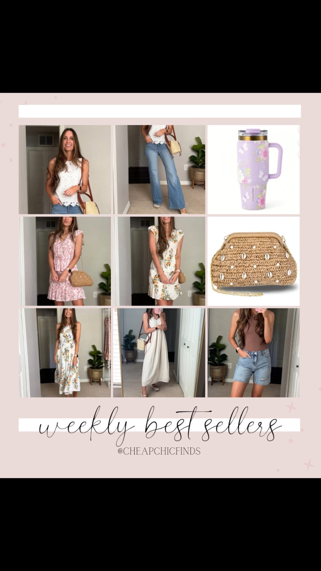 Last weeks best sellers!!
Walmart fashion. Walmart seashell purse. Target seashell. Walmart floral tumblers. Walmart set.

#walmartfashion #walmartfinds #summerset @walmart @target #targetsummerfashion #getthelookforless #walmartoutfits

#LTKFindsUnder50 #LTKSeasonal