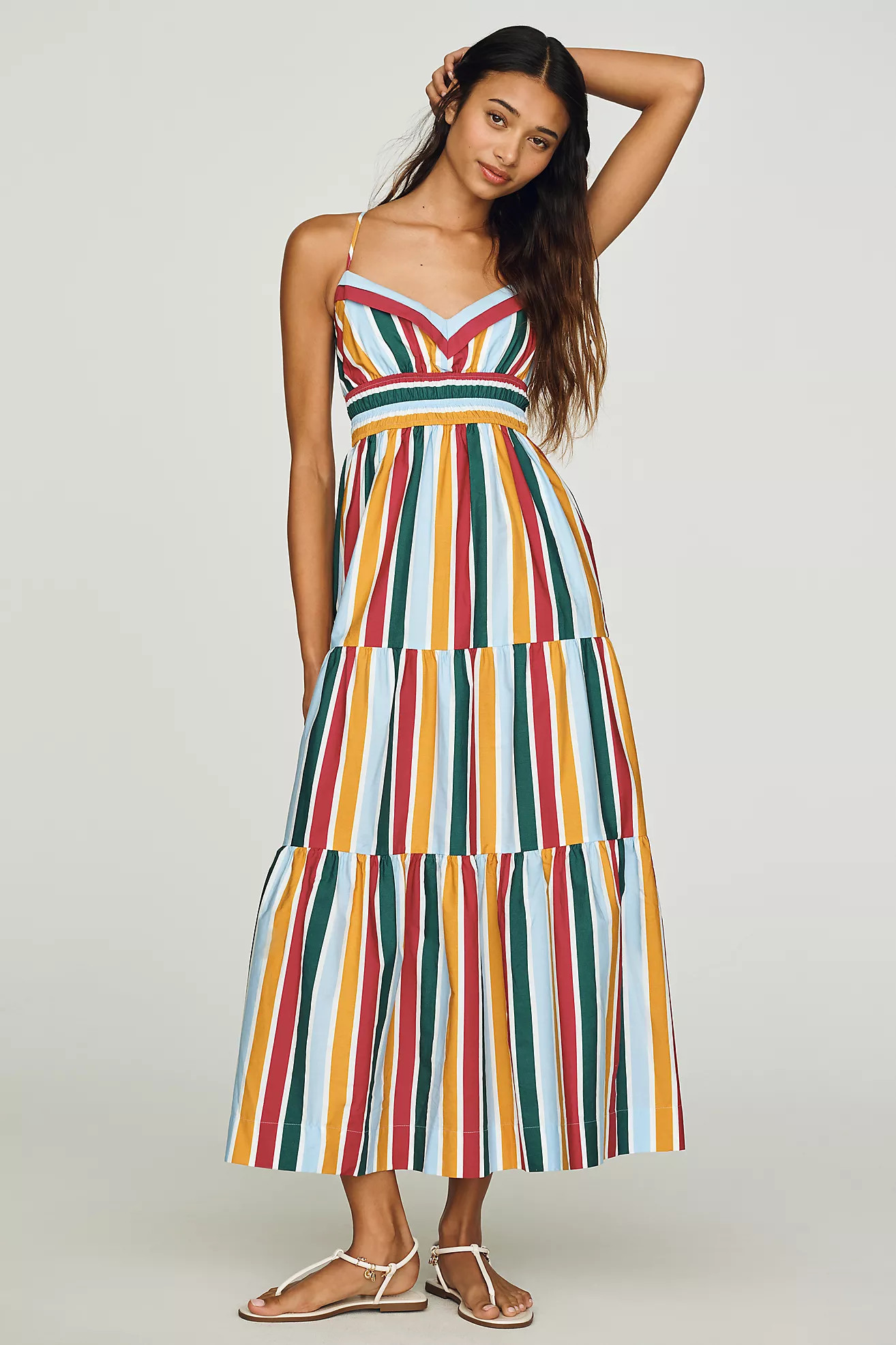Somerset Tiered Maxi Dress | Anthropologie (US)
