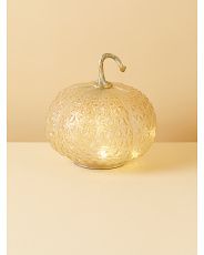 7x7 Glass Ombre Led Light Up Pumpkin | HomeGoods