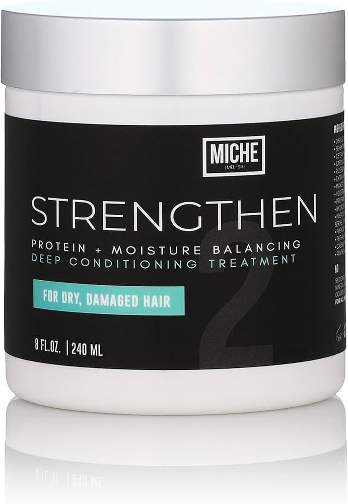 Miche Strengthen Protein Deep Conditioner – Paraben-Free Conditioner for Curly, Kinky & Wavy Ha... | Amazon (US)