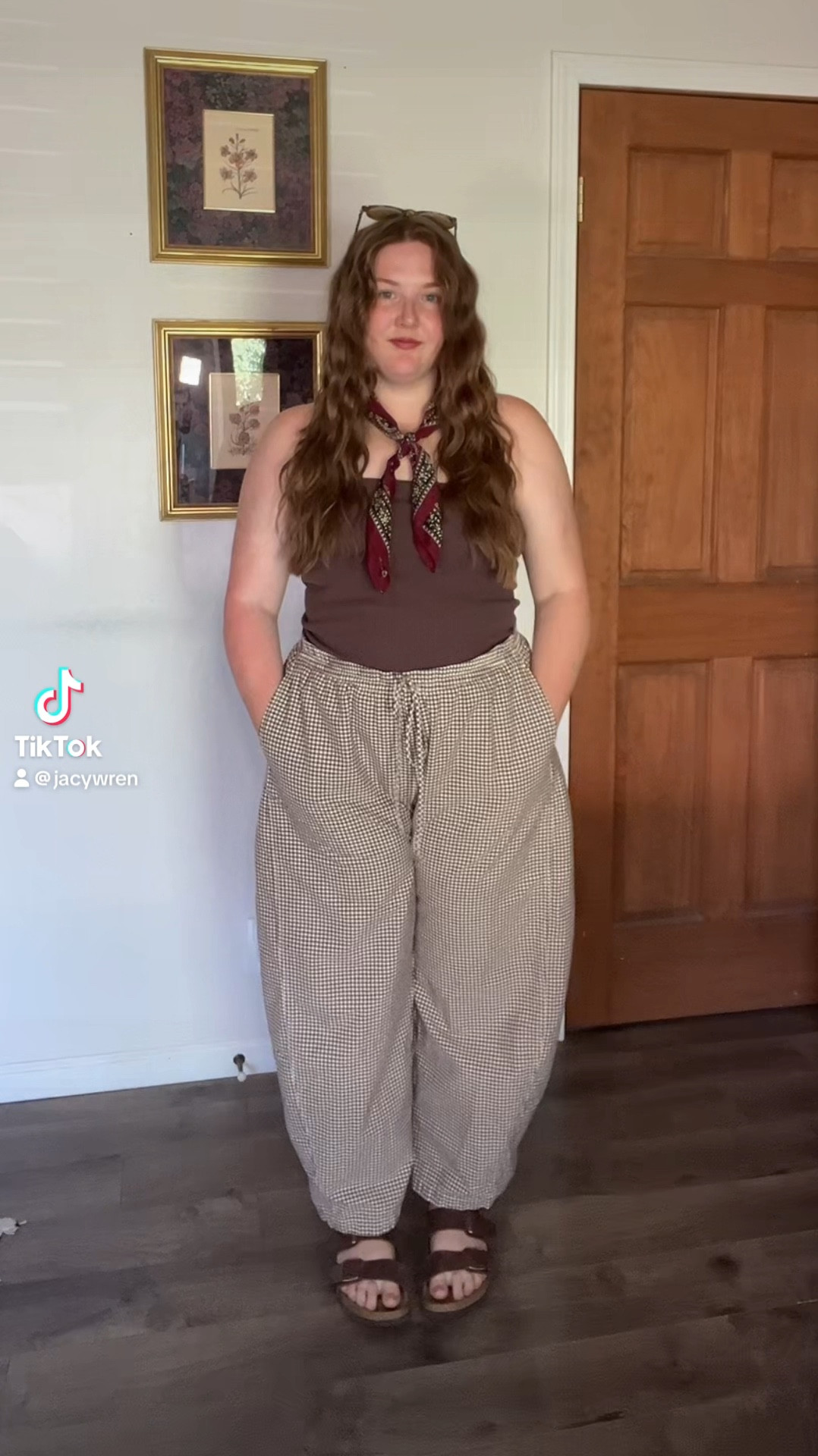 Outfit of the day with my favorite gingham barrel pants 💕

#LTKSeasonal #LTKMidsize #LTKStyleTip