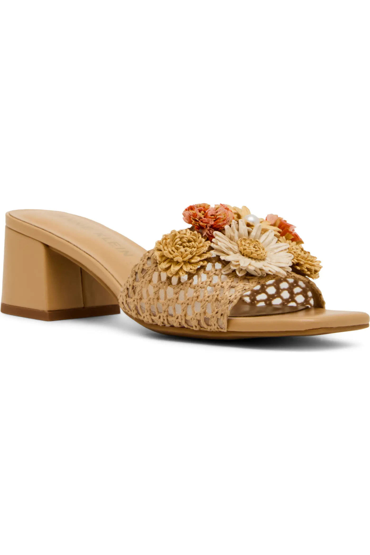 Dia Straw Flower Slide Sandal (Women) | Nordstrom | Nordstrom